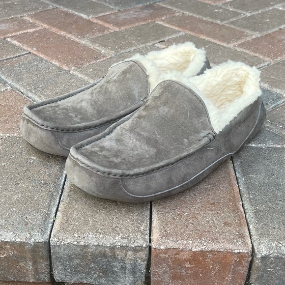 UGG grey suede Ascot loafers - Picture 9 of 11